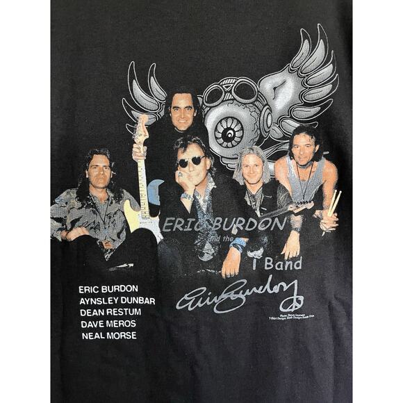 Vintage 1990s Eric Burdon's 1 Band "The Official Live Bootleg" T-shirt XL NOS! - Picture 6 of 6